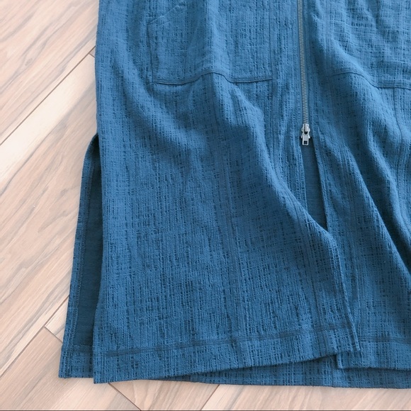 BNWT Hailee C navy jacket w/ zipper SZ L - Picture 2 of 4